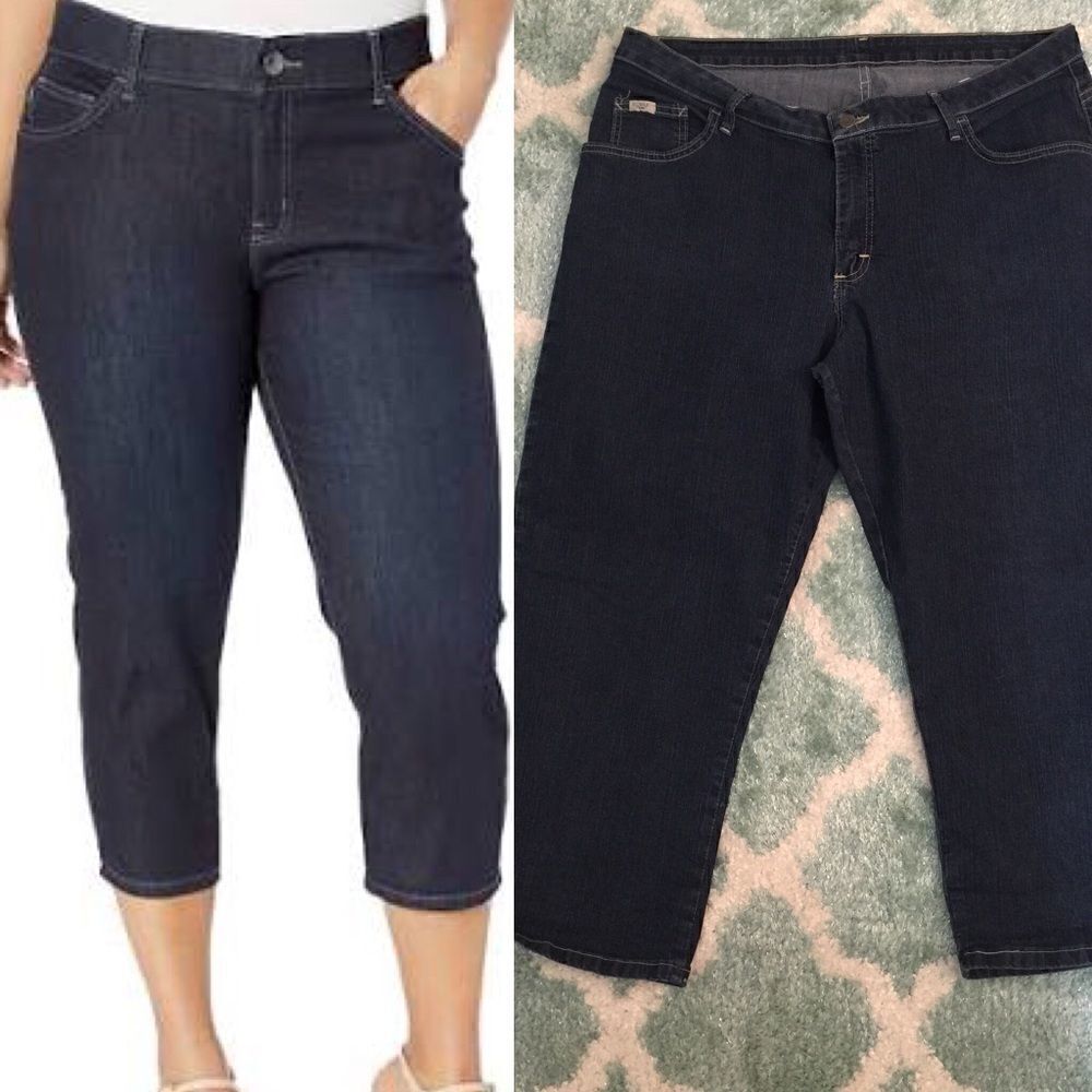 Lee Riders Plus size stretch Jean capris